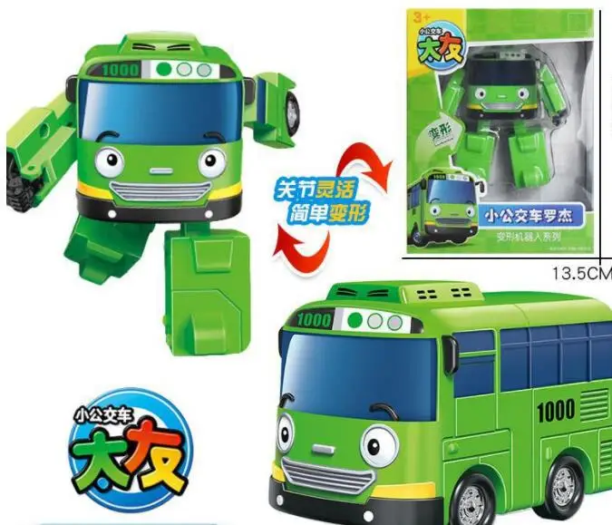 

Korean Amine model Tayo the little bus Transformation Action Figure Toys Kids Toys For Boys Gifts bus car vehicle color 6