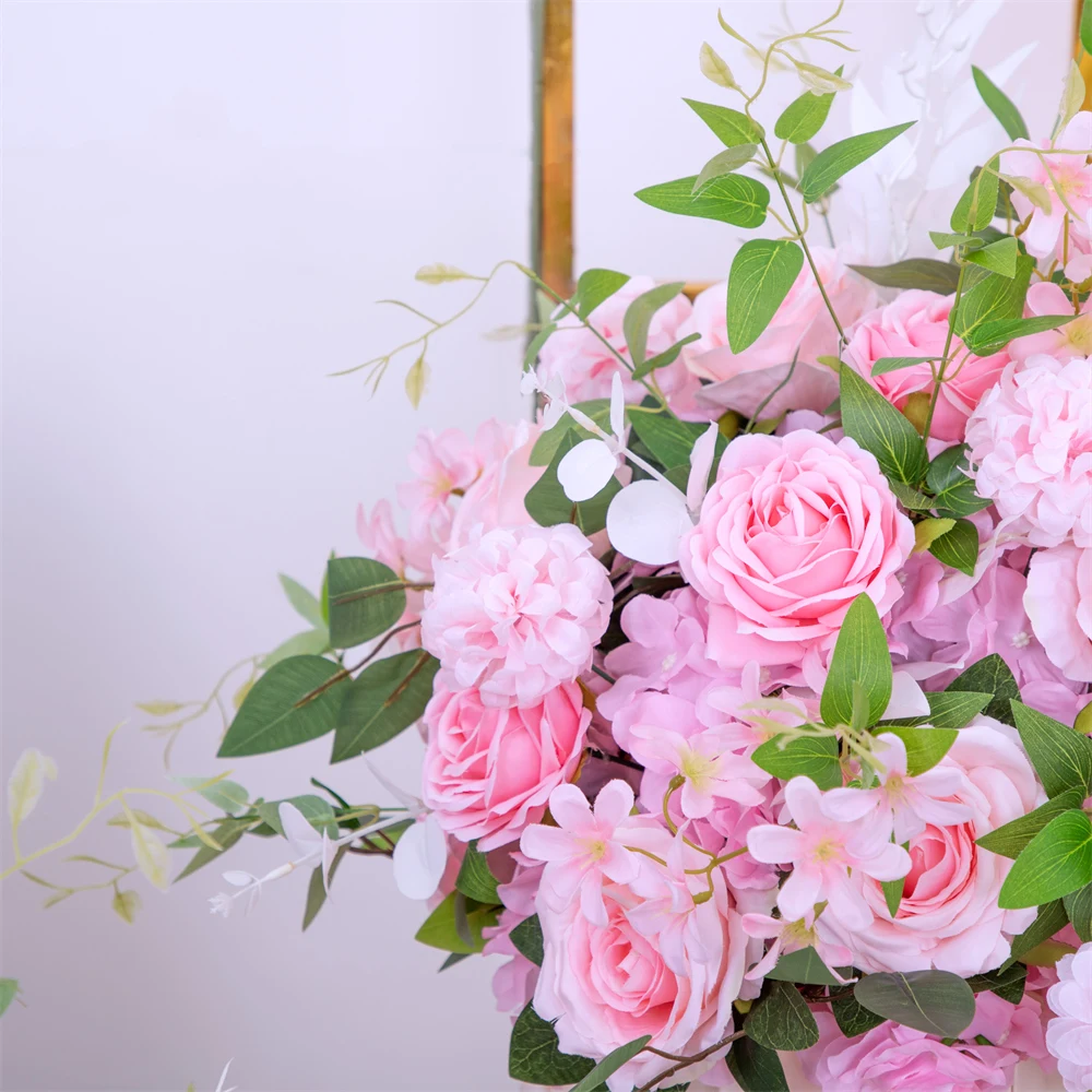 Искусственный Розовый цветочный шар диаметром 1 3 фута роза Гортензия зеленые