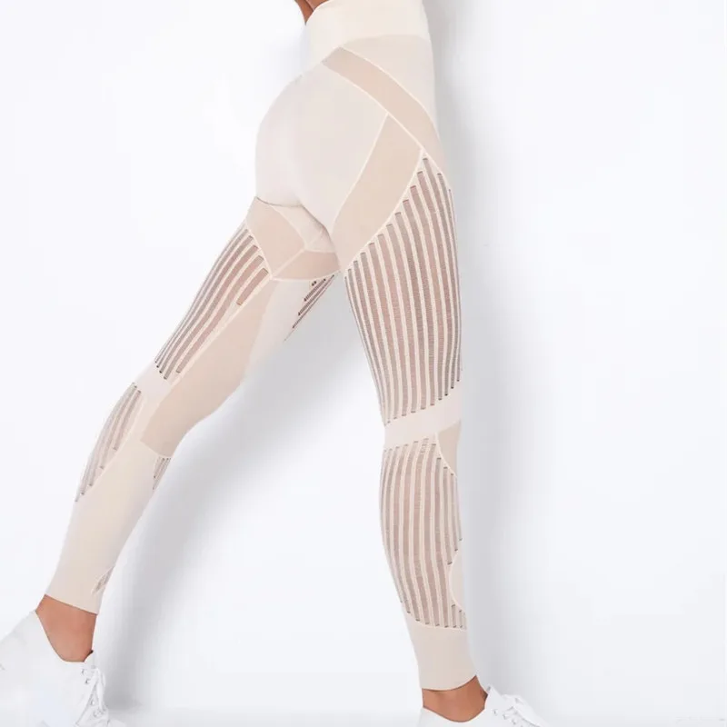 New Push Up Fitness Leggings Luluwomen High Waist Pant Hip Lift Elastic T-Line Sports Jogging Gradient Running Women Yoga Pants