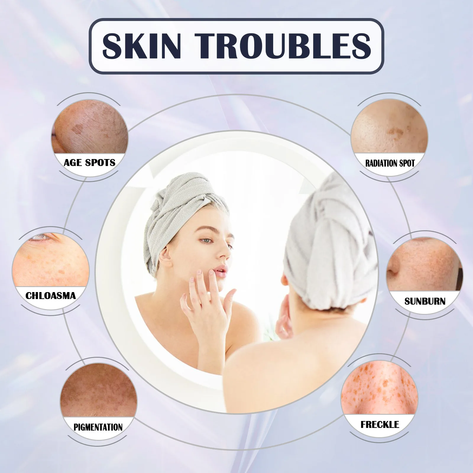 Темный Ежедневный Крем Отбеливающий Меланин Мелазма Возрастные Пятна