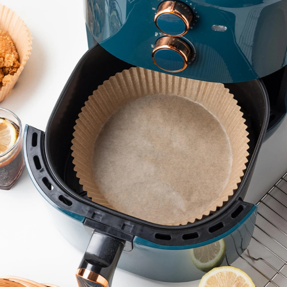 

30/50 шт. термофритюрница, прокладки для отпаривателя, бумажная бумага премиум-класса из древесной целлюлозы, антипригарная Паровая корзина к...