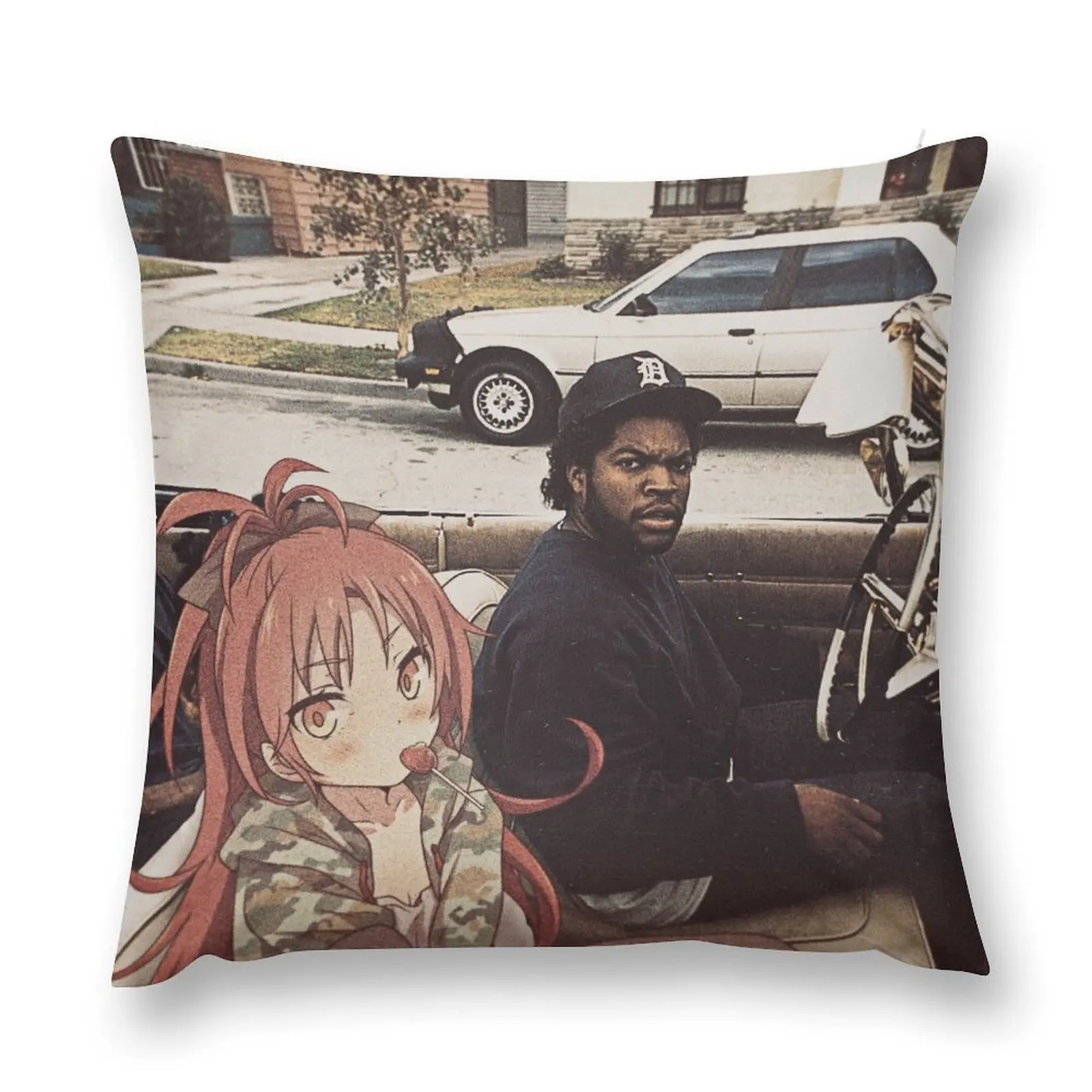 Декоративная подушка Waifuz n the Hood Feat Kyoko Sakura рождественские украшения чехлы для