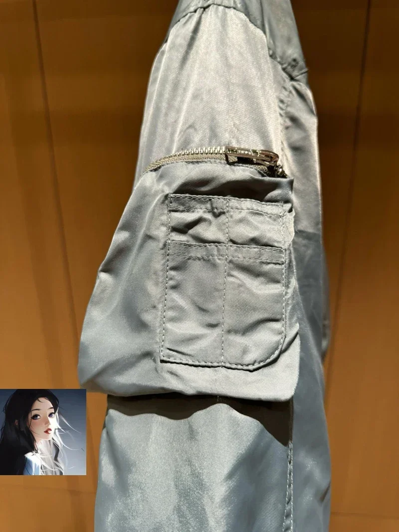 Утепленная хлопковая куртка-пилот с двойной молнией Grailz Project