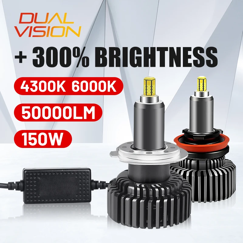 

Светодиодсветодиодный H7 360 Canbus 150 лм 4300 Вт 6000K 9005 K LED H11 H1 H8 H9 9006 HB3 9012 HB4 360 HIR2 безотказные светодиодные чипы CSP для линз
