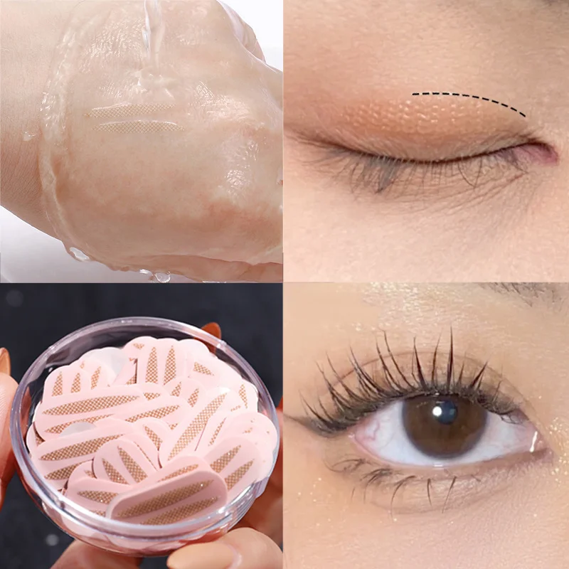 

150pairs/Box Invisible Lace Eyelid Sticker Professional Self-Adhesive Double Eyelid Tape Natural Bigger Eyes Beauty Makeup Tools