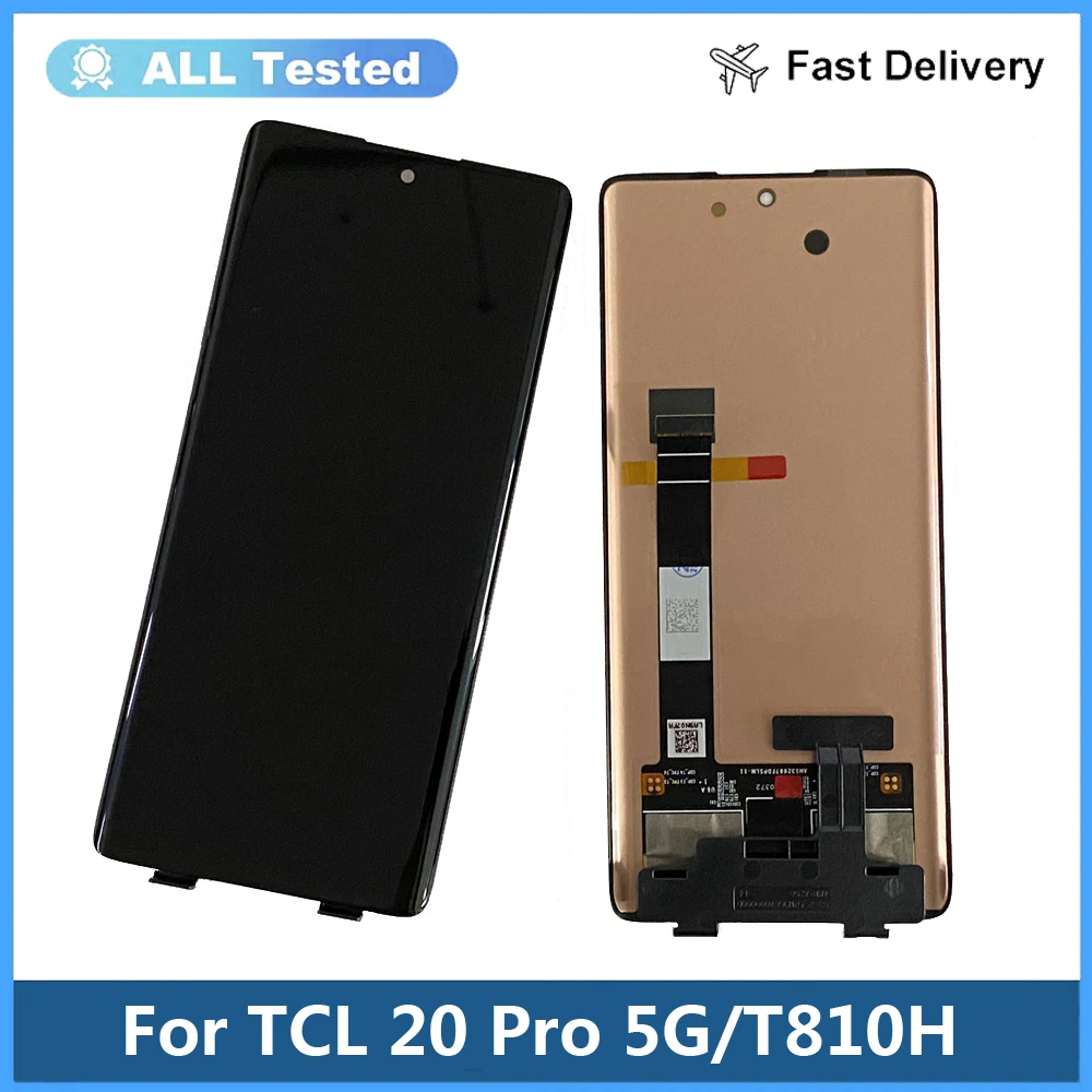 Фото 6,67-дюймовый AMOLED-дисплей для TCL 20 Pro 5G T810H T810S, дигитайзер сенсорного ЖК-экрана для 6,47 дюйма TCL 10 Pro T799B T799H 10 Plus T782H LCD №4