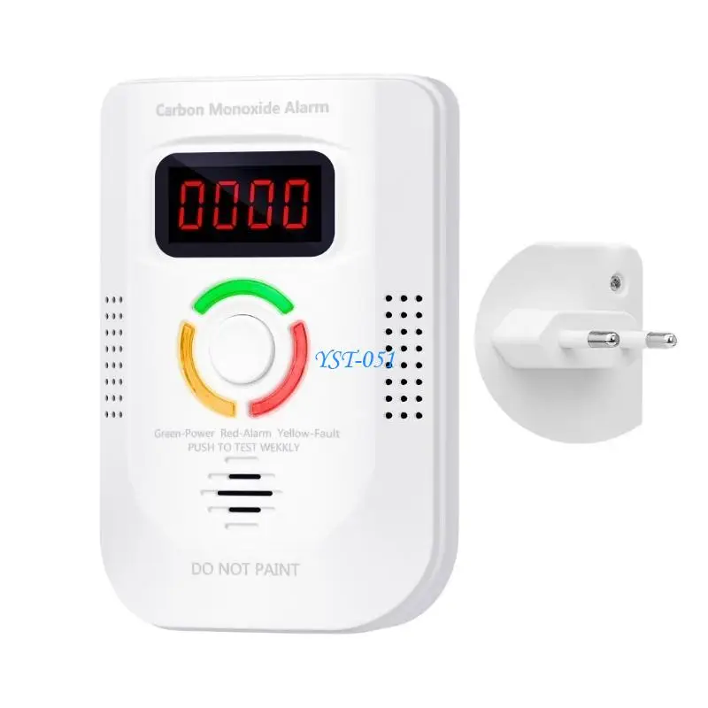 Фото E15A Портативный тестер угарного газа с точными показаниями Essential CO Alarm Портативное устройство для путешествий и отдыха №2