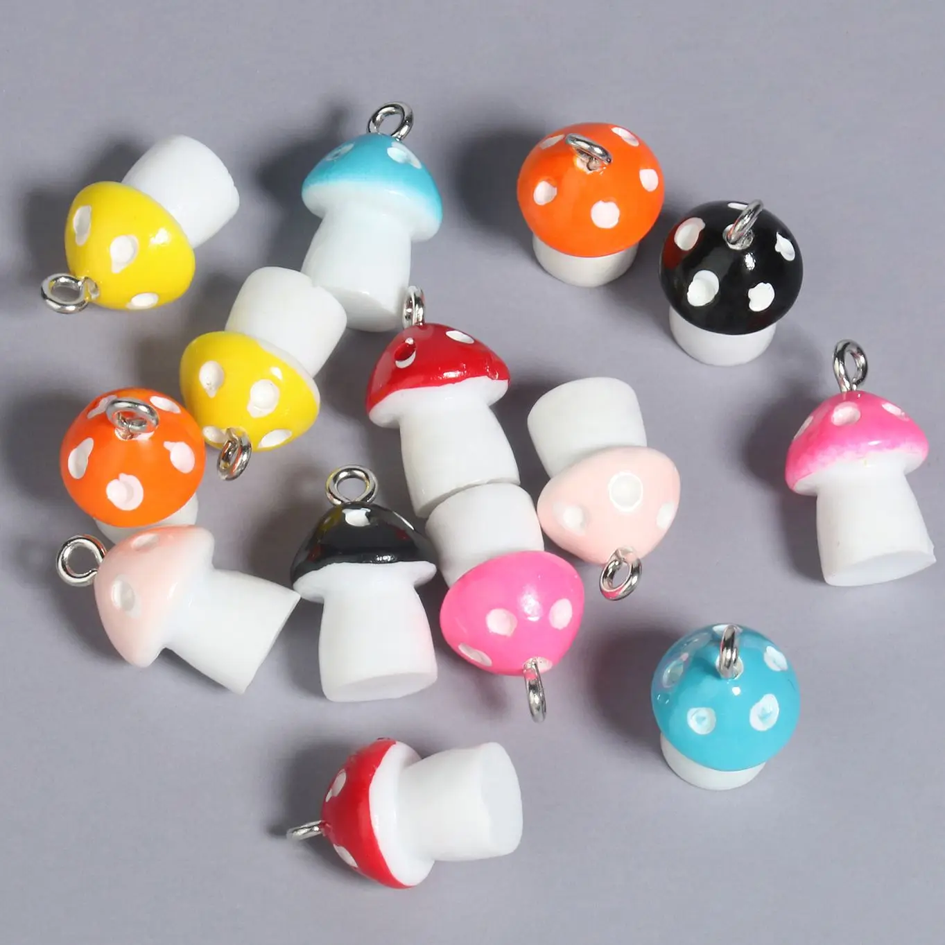 

10 шт./лот 18x11 мм Подвески в виде мультяшных грибов подвеска ручной работы брелок для изготовления ювелирных изделий фурнитура Серьги Брасле...