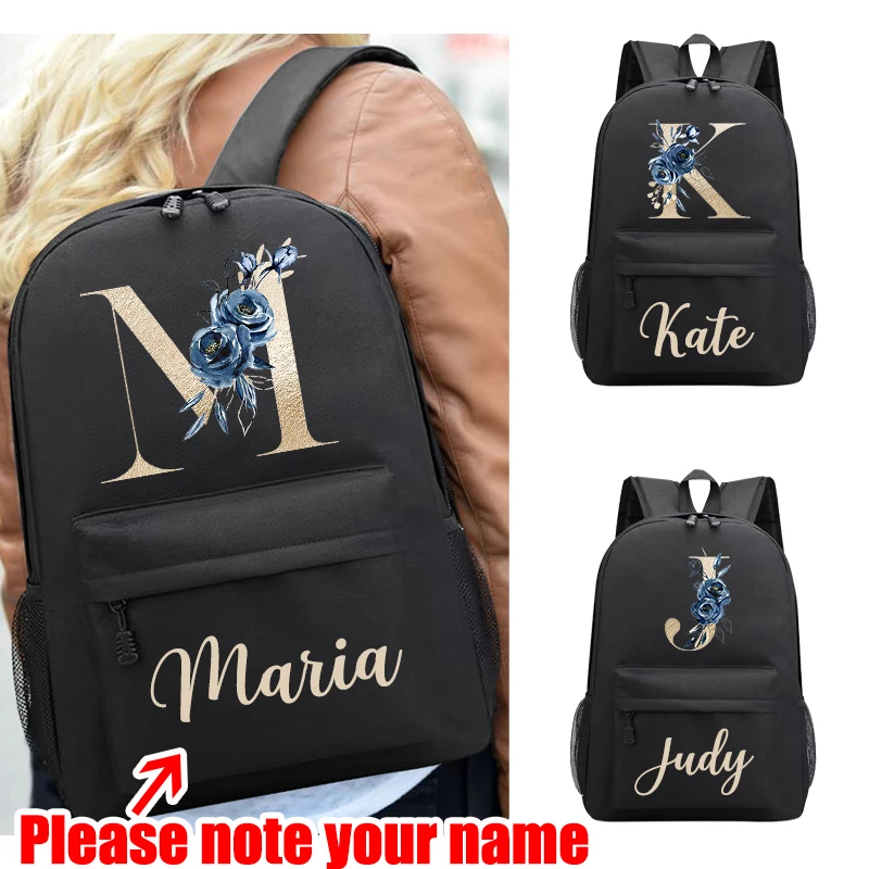 

Custom Name Backpack Outdoor Daypack School Bag for Women Men Travel Mountaineering Sports Daypack School Bag Backpack