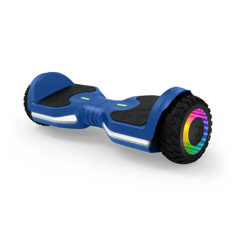 

Hoverboard Ages 13+, Black, in Bluetooth Speaker, LED Light-Up wheels, Top Speed of 10 Mph, Range up to 12 Miles, 3 Hour Charge