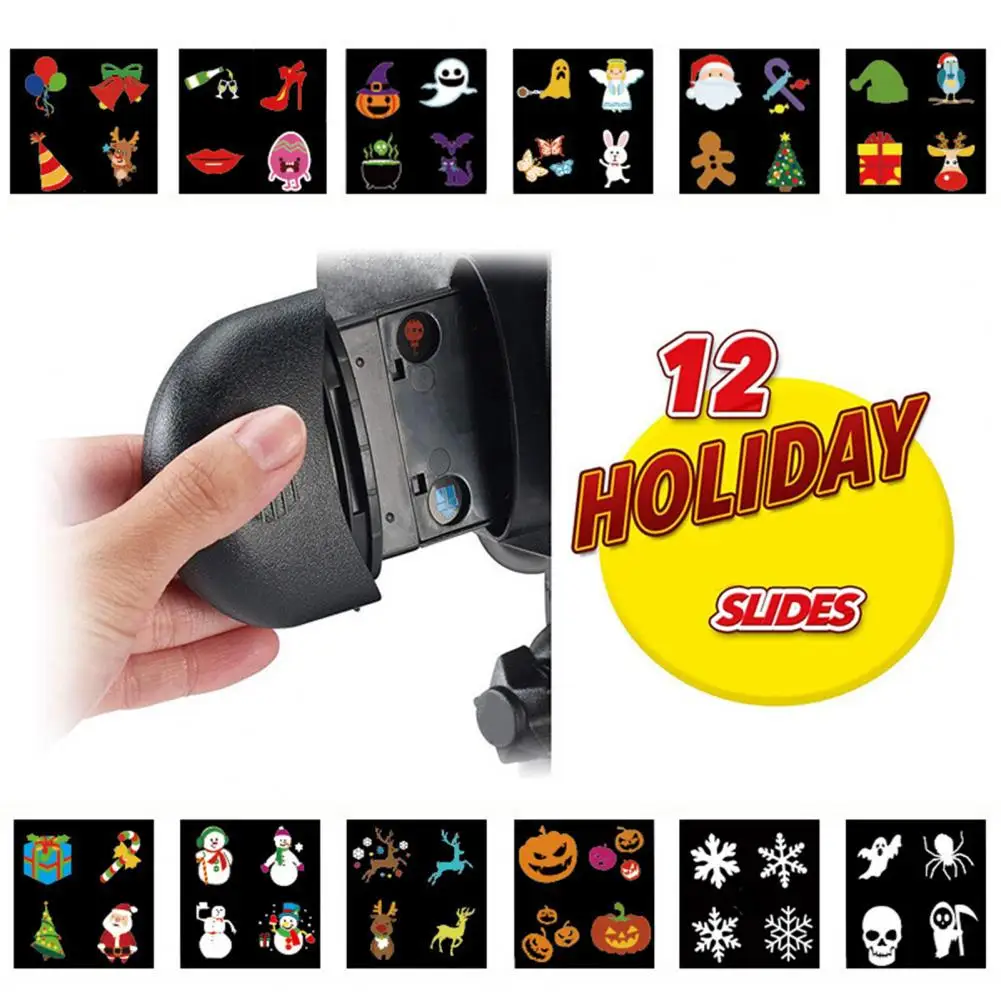 

Snowflake Projection Lamp Rotatable Snowflake Led Projector Waterproof High Brightness Holiday Party Landscape for Christmas