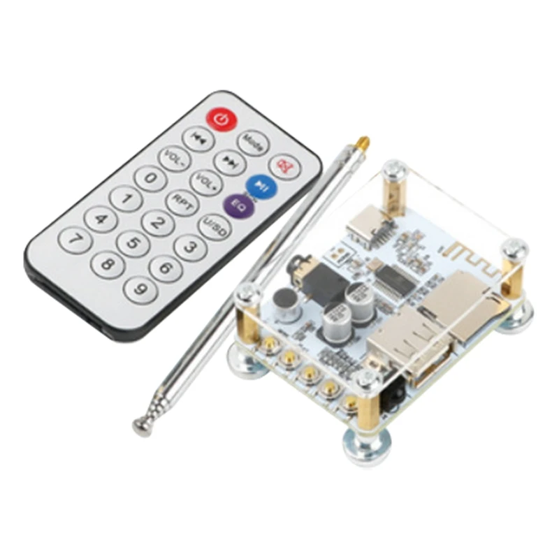 

Bluetooth 5.0 Audio Receiver Decoding Module Support U Disk TF Card Wireless Car Audio Amplifier Board Audio Radio DIY