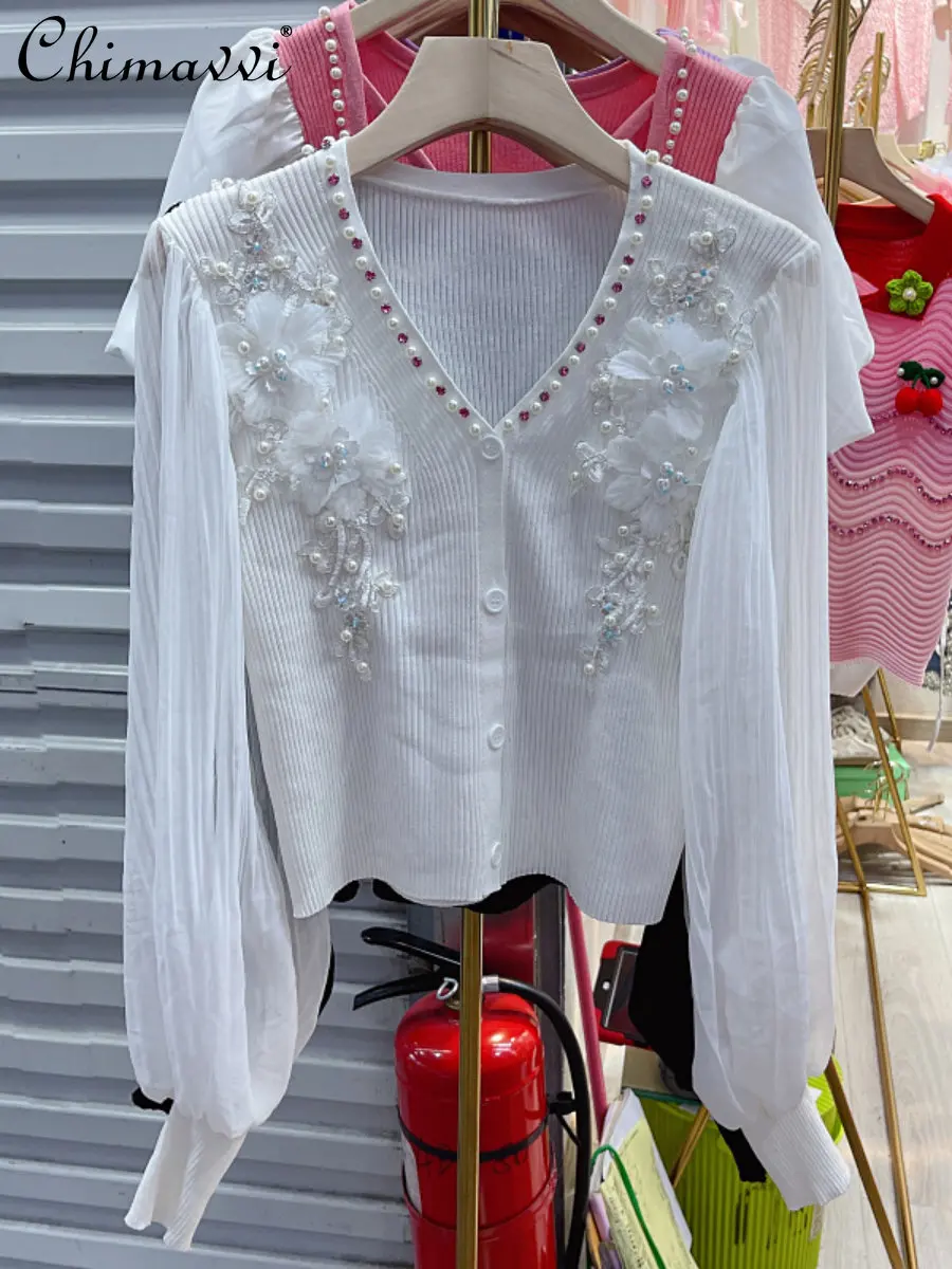 

Рубашка с V-образным вырезом, длинным рукавом и защитой от солнца