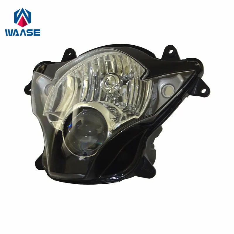 waase GSX-R 600 750 Front Headlight Headlamp Head Light Lamp Assembly For Suzuki GSXR600 GSXR750 K6 K7 2006 2007