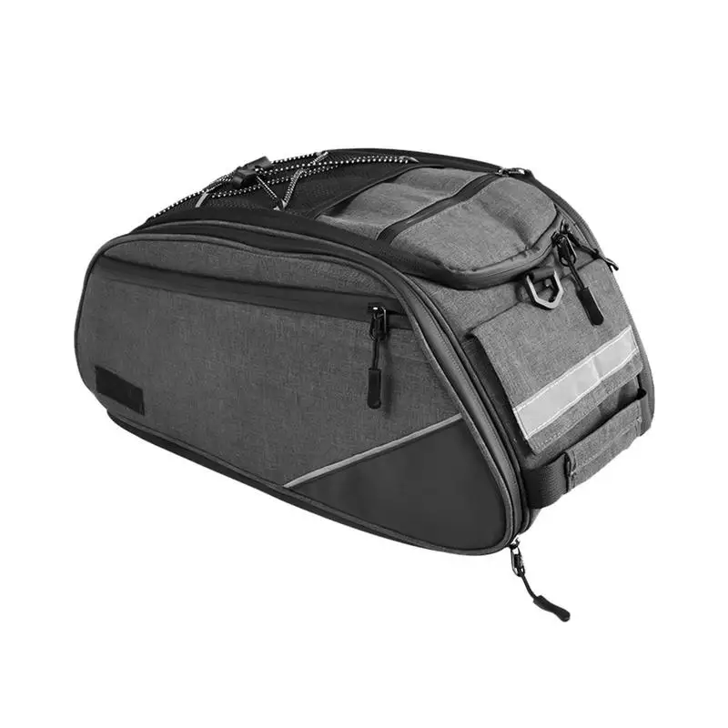 

Сумка на ЗАДНЮЮ СТОЙКУ велосипеда, водонепроницаемая велосипедная сумка с отражающей полосой, сумка для перевозки груза на Велосипедное Си...