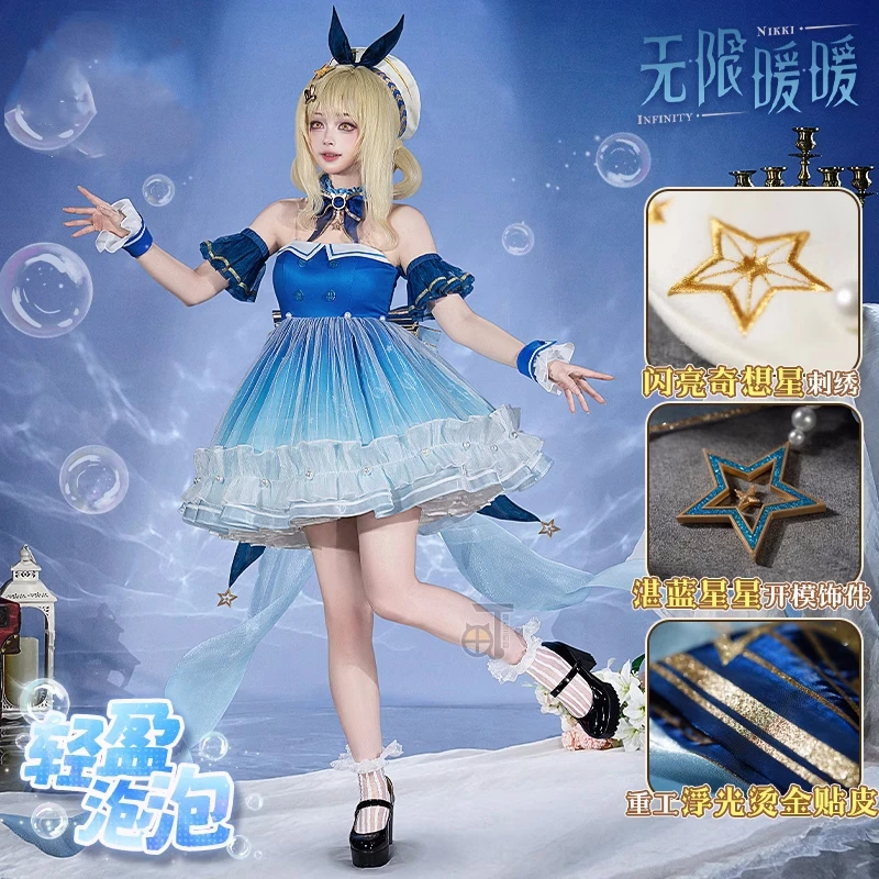 Бесконечность Никки Косплей Аниме Милое Платье Костюм Женщины Девушки Одежда