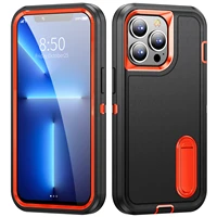 heavy duty rugged shockproof protective cover for iphone 13 pro max 12 pro 11 pro max 6s 7 8 plus se x xs xr case with kickstand
