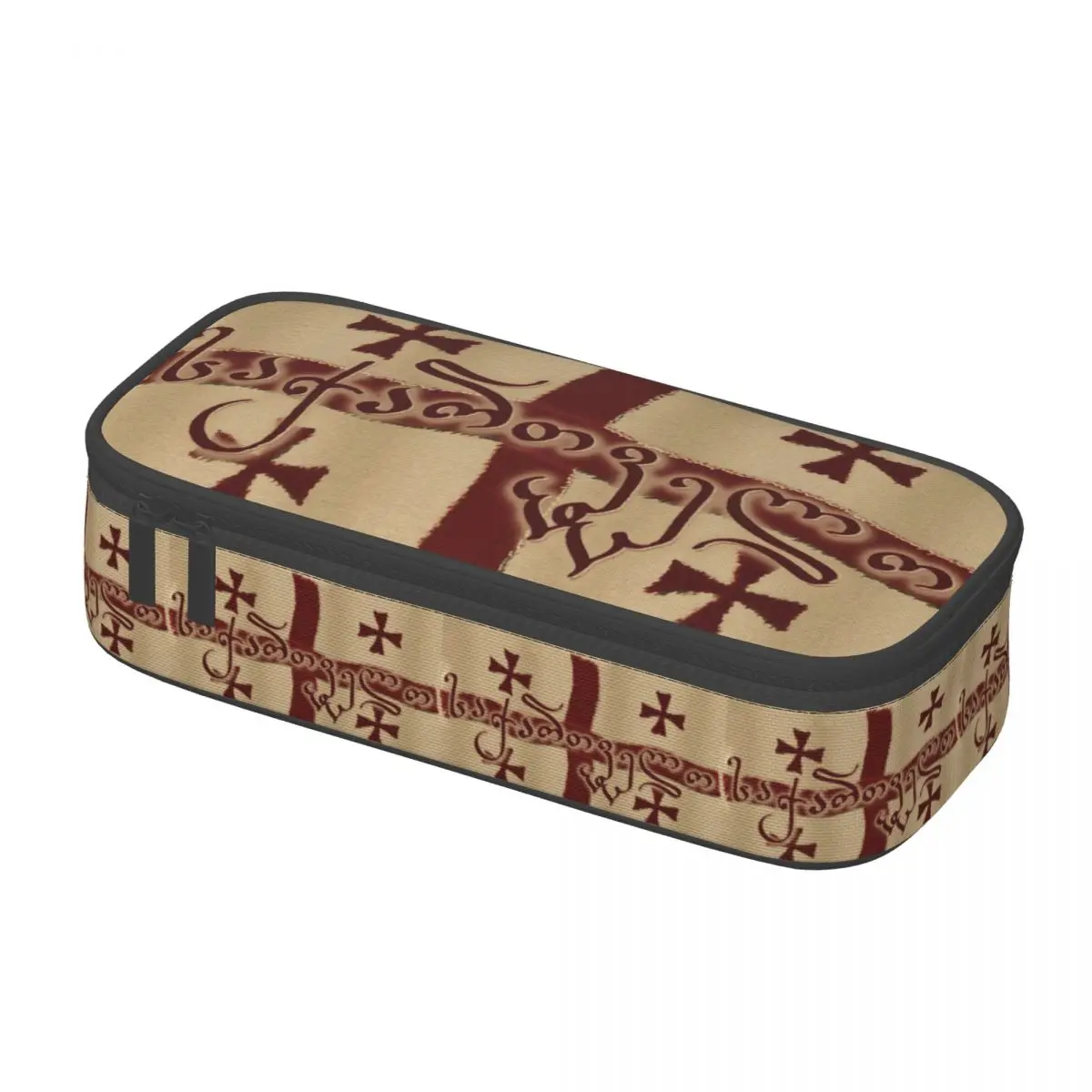 Индивидуальный карандаш с флагом Республики Джорджия милый большой вместимости