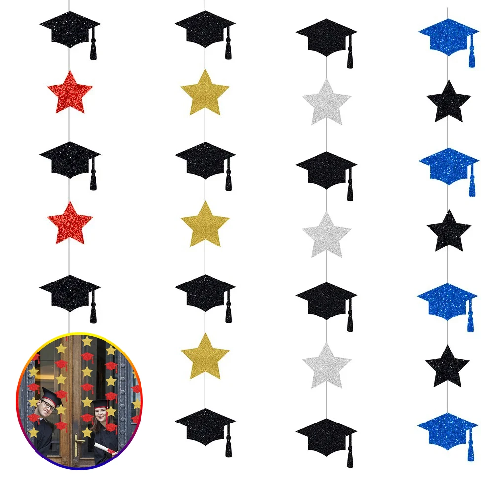 Украшение для выпускной церемонии подвеска в виде головы звезды висячая нить