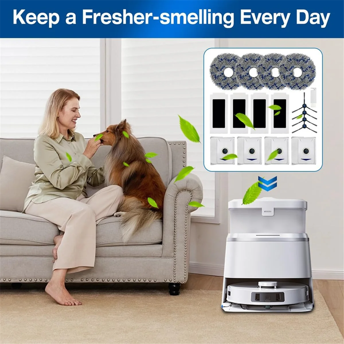 Для ECOVACS DEEBOT T30 Omni/T30 PRO Omni робот-пылесос боковая щетка Hepa фильтр швабра тканевые