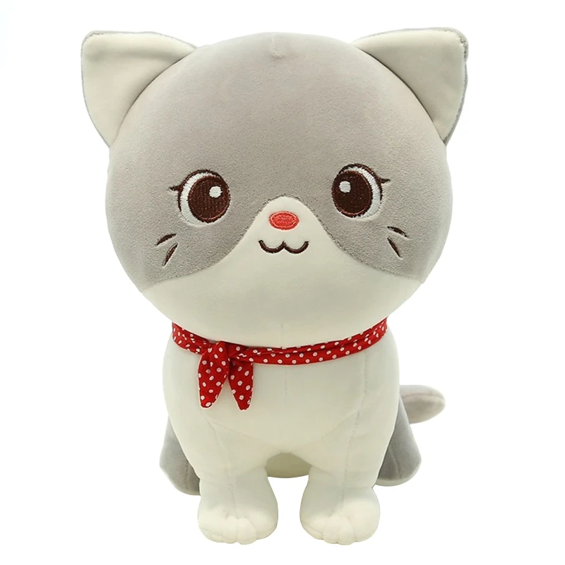 

Игрушечная кукла-котенок для младенцев, декоративные аксессуары для кровати/дивана, подходящие для новорожденных младенцев, плюши для млад...