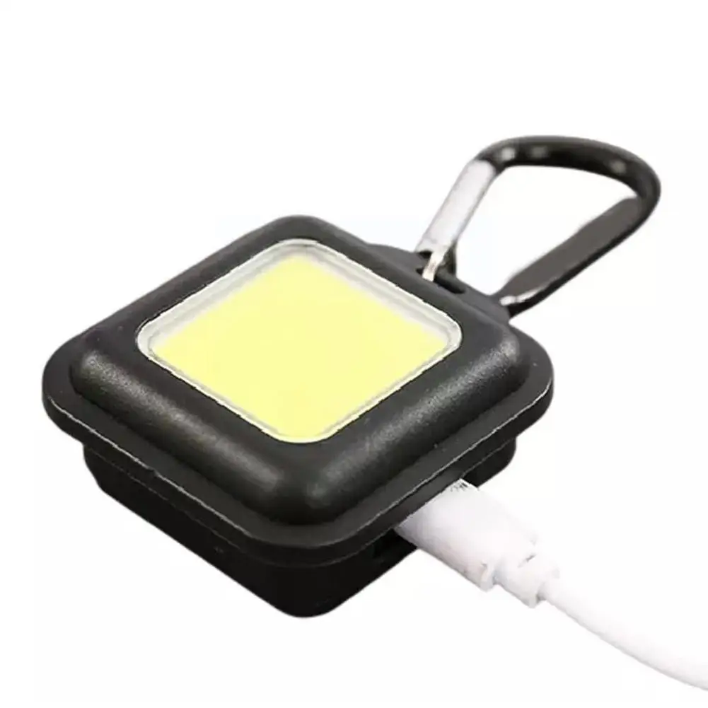 

Mini COB Keychain Light USB Charging Emergency Lamps Work Strong Light Magnetic Flashlight Torch Camping Light Repair Outdo Y9Q1