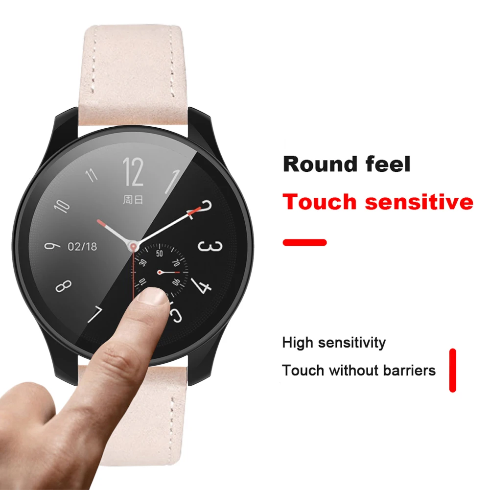 

Защитный чехол из поликарбоната + Защита экрана для Vivo Watch 2, полное покрытие, жесткий чехол с закаленным стеклом, корпус для умных часов, 6 цве...