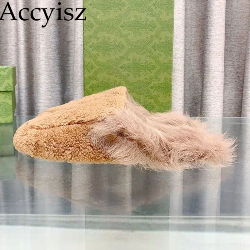 

Осенне-зимние новые женские плюшевые повседневные туфли с закрытым носком на плоской подошве Удобные и универсальные уличные Женские теплые тапочки для отдыха