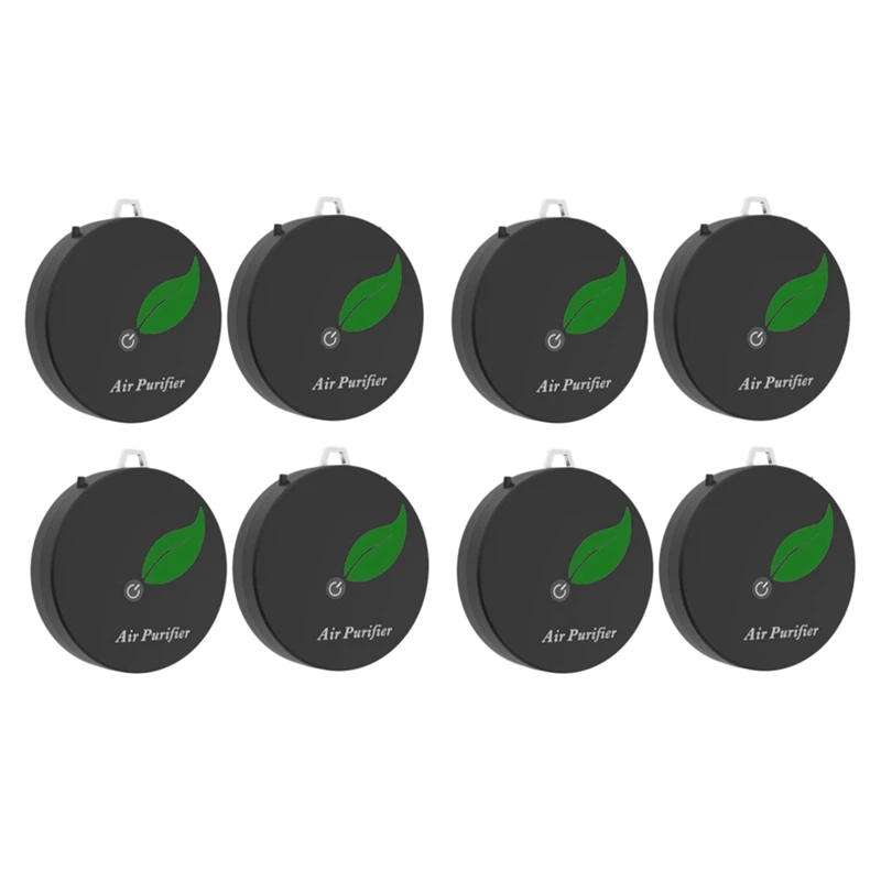 

4X Air Purifier Household Negative Ion Air Purifier, Portable Necklace, For Adults And Children,Black