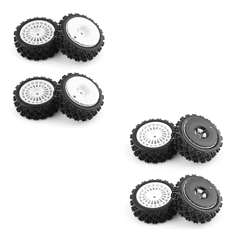 

4Pcs Rubber Tire Wheel Tyre For Tamiya XV01 TA06 TT01 TT01E TT02 TT02B PTG-2 1/10 RC Car Upgrades Parts Accessories