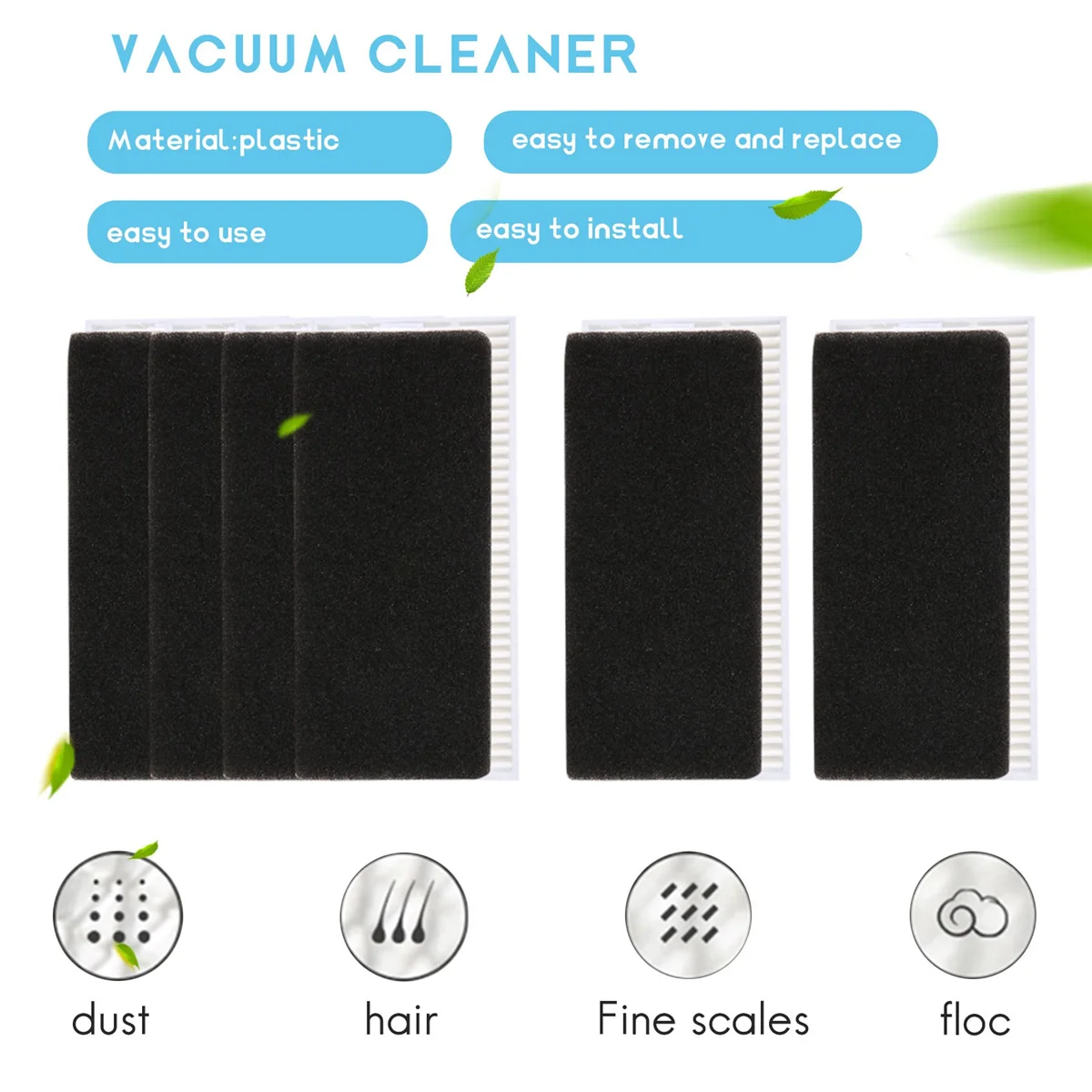 Сменные аксессуары для пылесоса Neatsvor X500 X520 X600 Pro Tesvor S6 T8 Ikhos Create NetBot S15