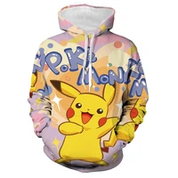 spring hoodie men ladies fashion brand hoodie pikachu 3d full print hip hop casual hoodie cosplay 3d hoodie sweatshirt