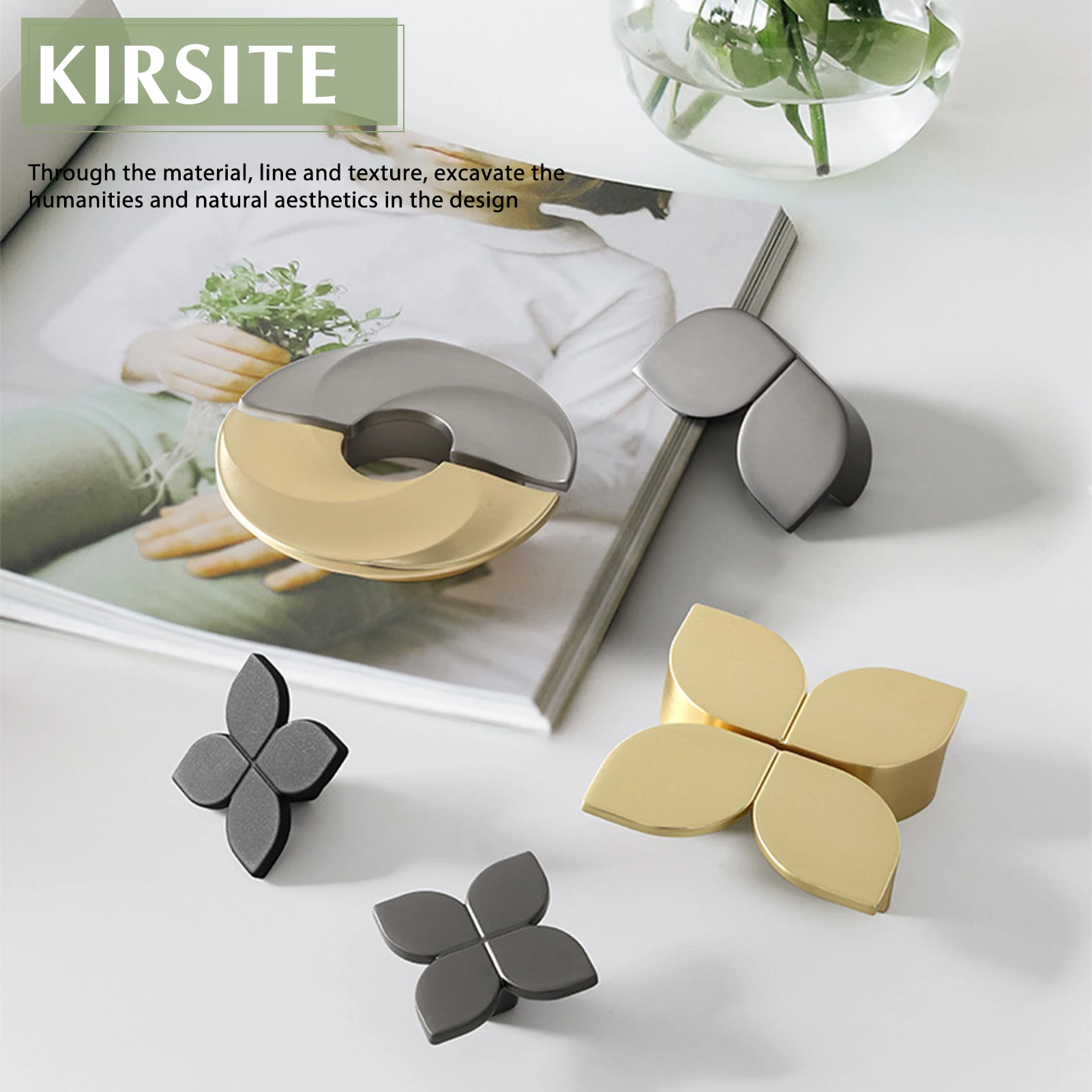 

Zinc Alloy Furniture Knobs Antique Flower Shape Handle Pull Handle Corrosion Resistant Rustproof For Bedside Tables Bookcase
