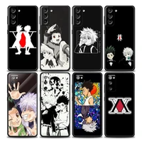 anime hunter x hunters phone case for samsung galaxy s7 s8 s9 s10e s21 s20 fe plus ultra 5g soft silicone