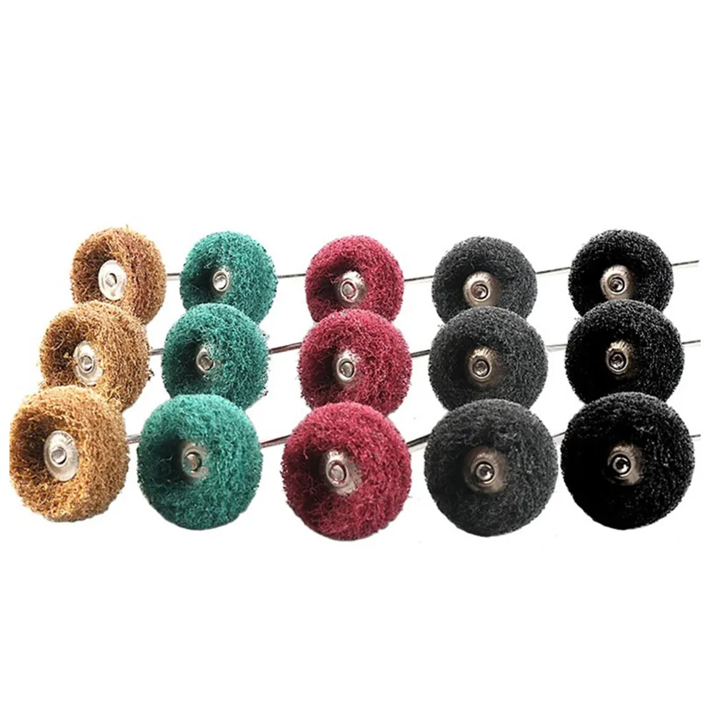 

80PPack 4 Colors Abrasive Wheel Metal/Jewelry Surface Grinding Polishing Shank Craft Bits For Dremel Rotary Tool
