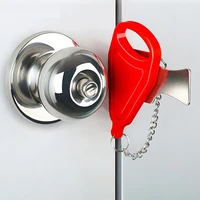 portable door lock safety latch metal lock home room hotel anti theft security lock travel accommodation door safety loc