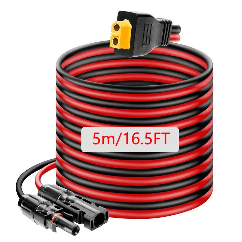 

Кабель MC4-XT60 3м/5м для солнечных панелей ALLPOWERS Ecoflow Anker Bluetti