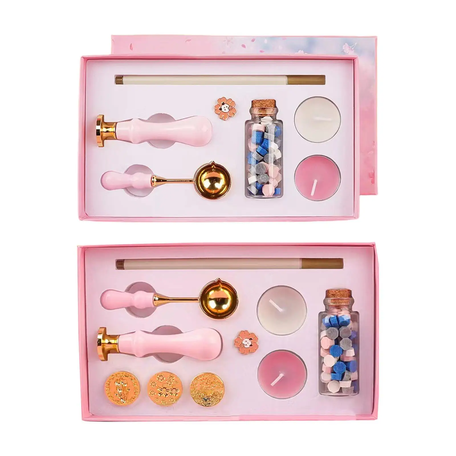 

Набор восковых штампов Макарон цвет лакированный воск зерна для открыток конверты Сделай Сам изготовление открыток