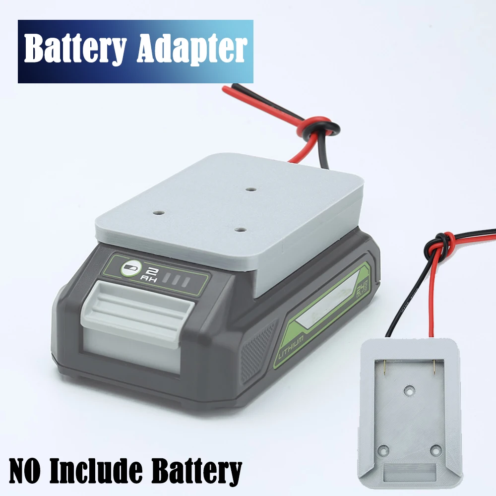 DIY-адаптер для Greenworks 24 В преобразователь литиевой батареи соединитель