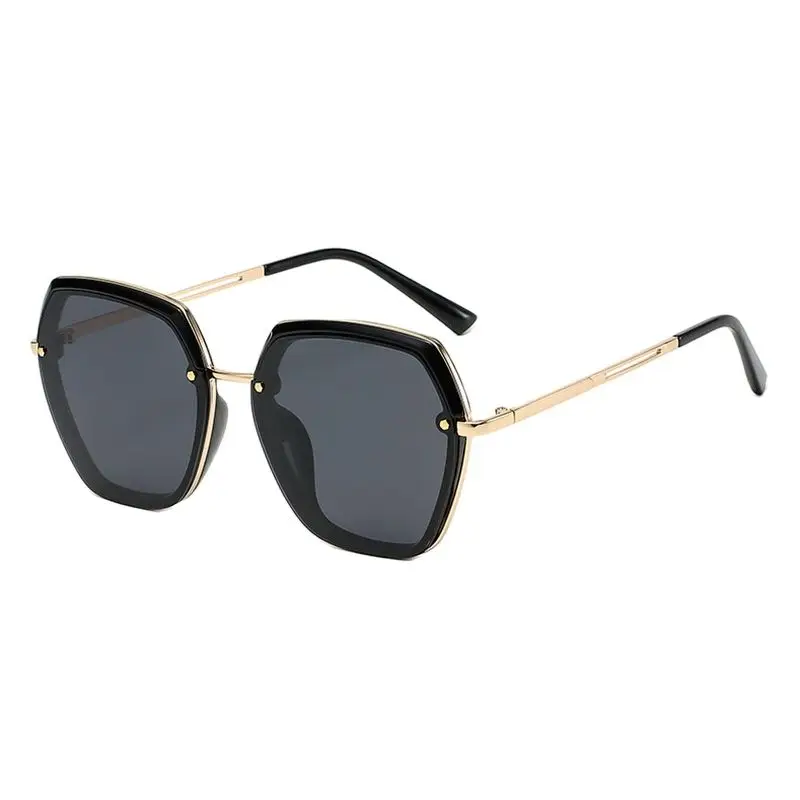 

2022 New Year's Polarized Sunglasses Women's Street Shooting Retro Large Frame Sunglasses UV400 Driving Sunglasses Men