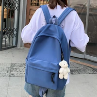 2022 women mochilas backpack canvas luxury waterproof school bag girl casual shoulder brand bag travel rucksack