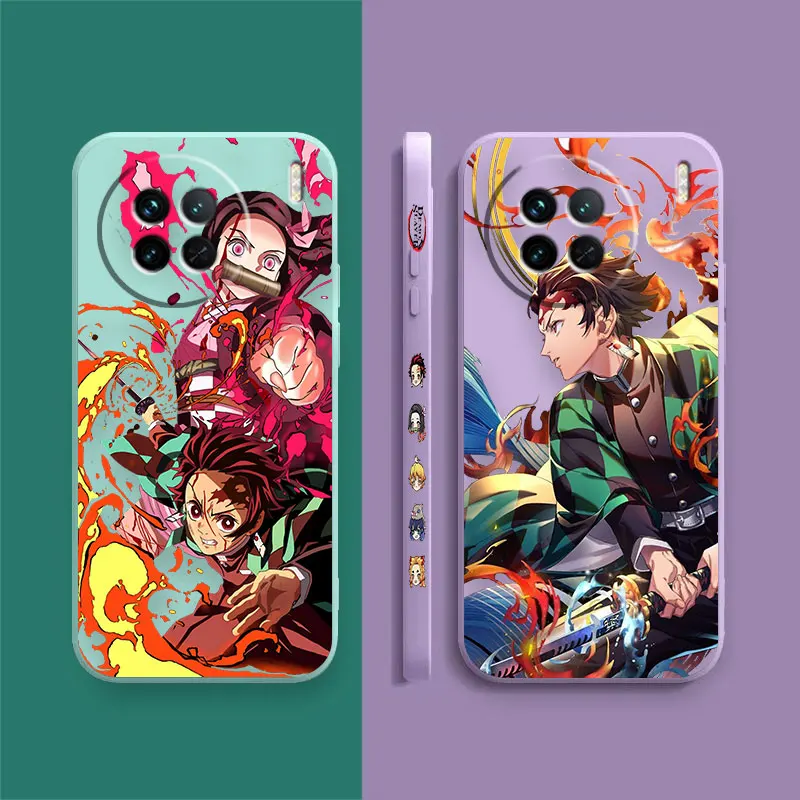 Demon Slayer Kamado Nezuko Cartoon Case For VIVO X21I X21S X23 X27 X30 X50 X60 X70 X80 X90 PRO PLUS Colour Case Funda Shell Capa