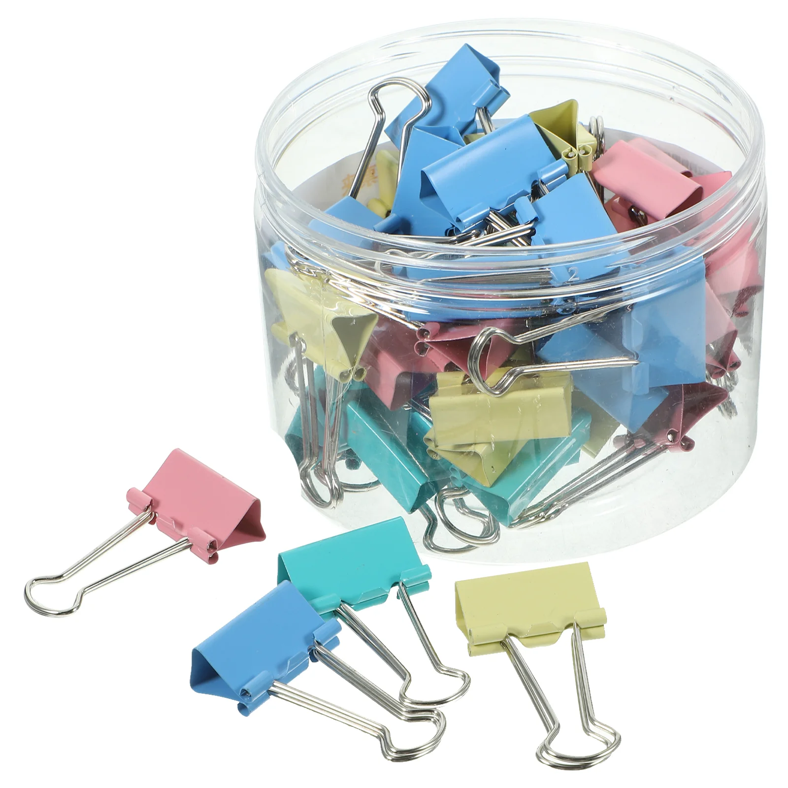 

48 Pcs Elliot Folder Office Chaiers Binder Paper Clips Metal and Supplies Small Medium