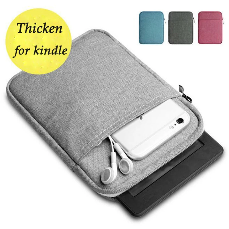 

New Soft Protect E-book Bag for Kindle Paperwhite 1234 6.0" Case Cover for Kobo Clara HD 6.0 Inch Sleeve Pouch Pocketbook