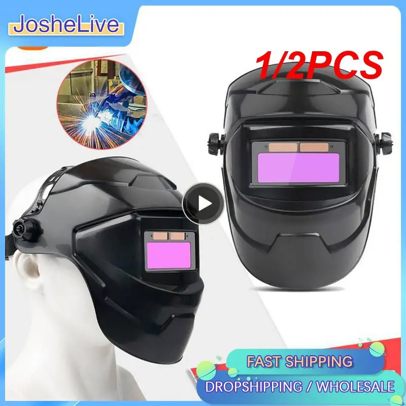 

1/2PCS Automatic Darkening Solar Welding Helmet for MIG MMA TIG Welding Mask/ Goggles Light Filter Welders for Soldering Work