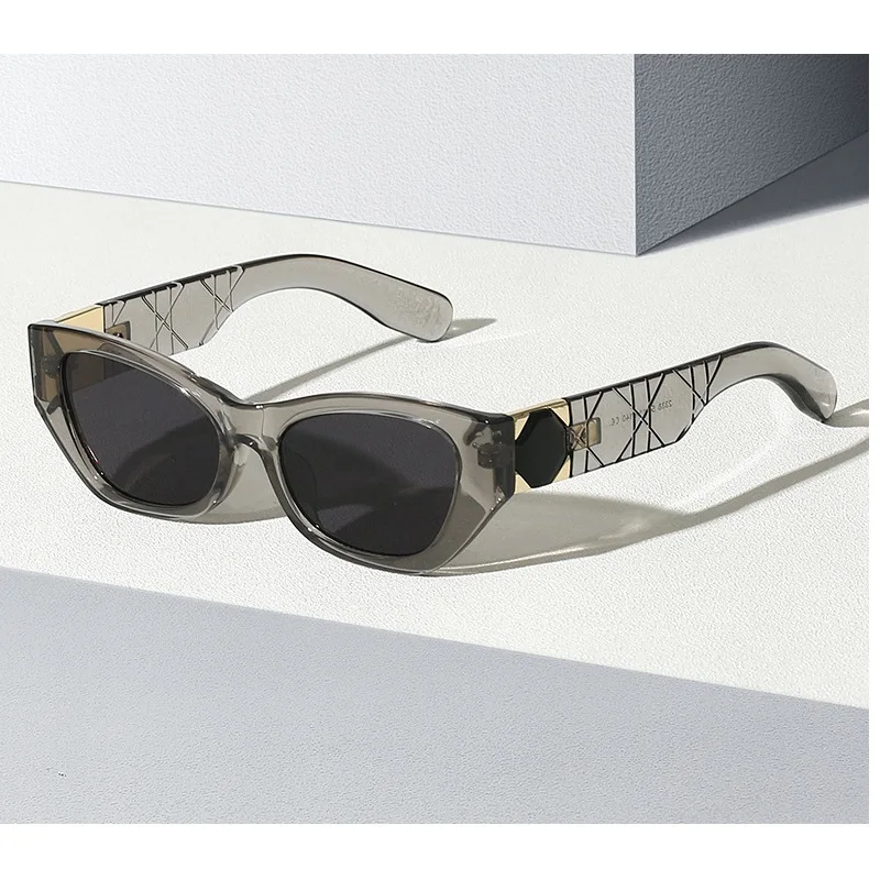 Ретро Квадратные Солнцезащитные очки в стиле панк для мужчин и женщин зеркальные