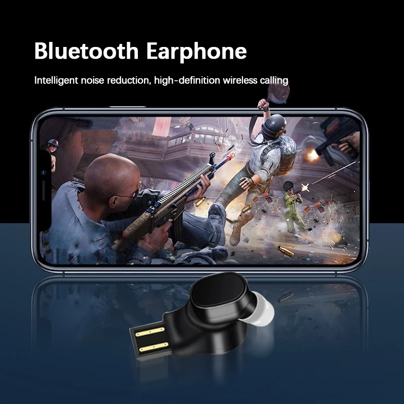 Новинка 2022 Bluetooth-наушники с USB зарядным устройством и микрофоном беспроводные