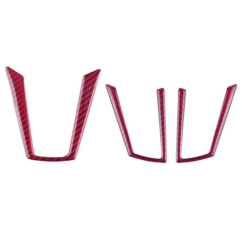 Для Mazda MX-5 2016 + MX5 ND крышка кнопки Рулевого Колеса Отделка Красная Наклейка из