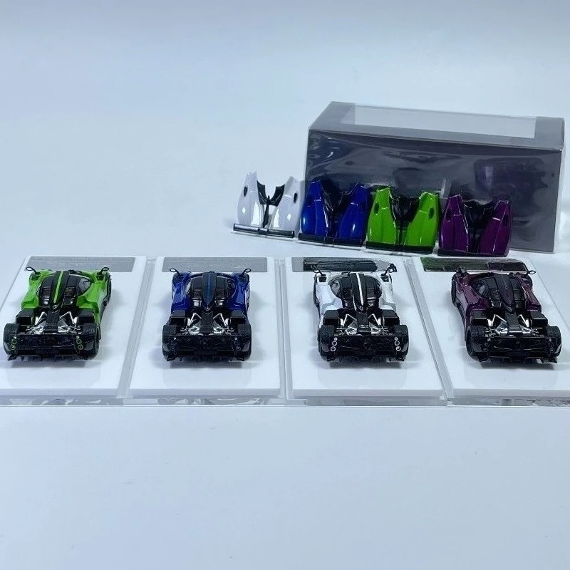 Фото Модель автомобиля Pagani Zonda 760 с жестким верхом, масштаб 1:64, открытая версия, из сплава, имитационная модель-украшение. №1
