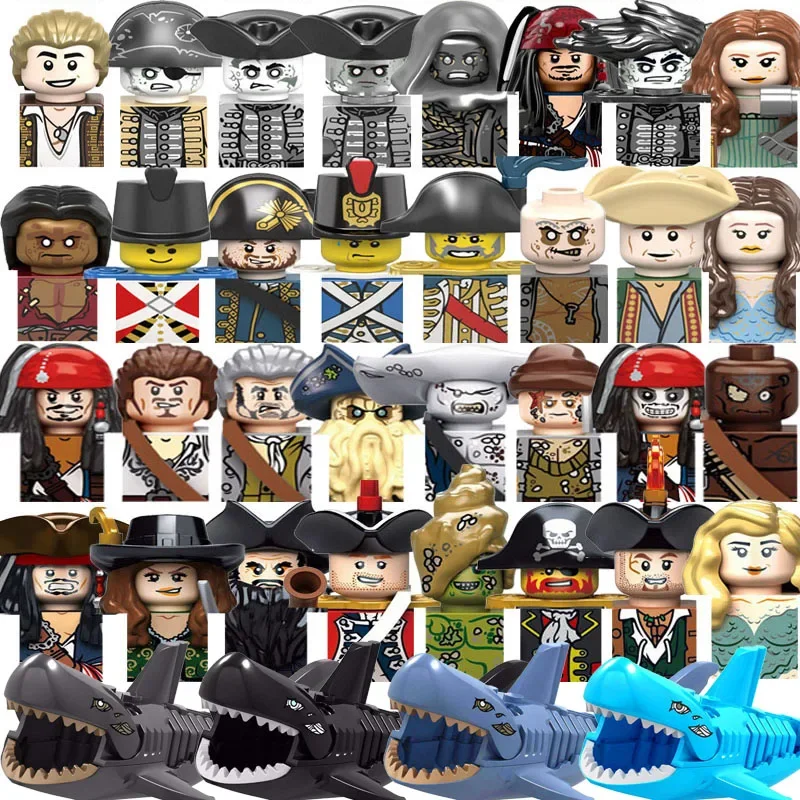 Классический фильм Пираты Карибского моря призрак Акула Джек Спарроу Джонс